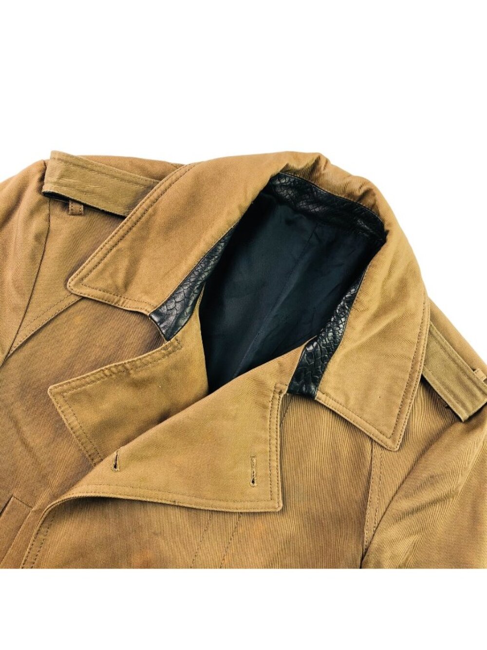 The Kooples Men's Double Breasted Lined Trench Coat Brown • US 40R